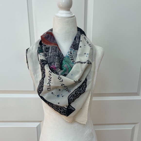 Blondie 85 Zadigcity Night Silk Scarf from Zadig& Voltaire - Picture 9 of 15